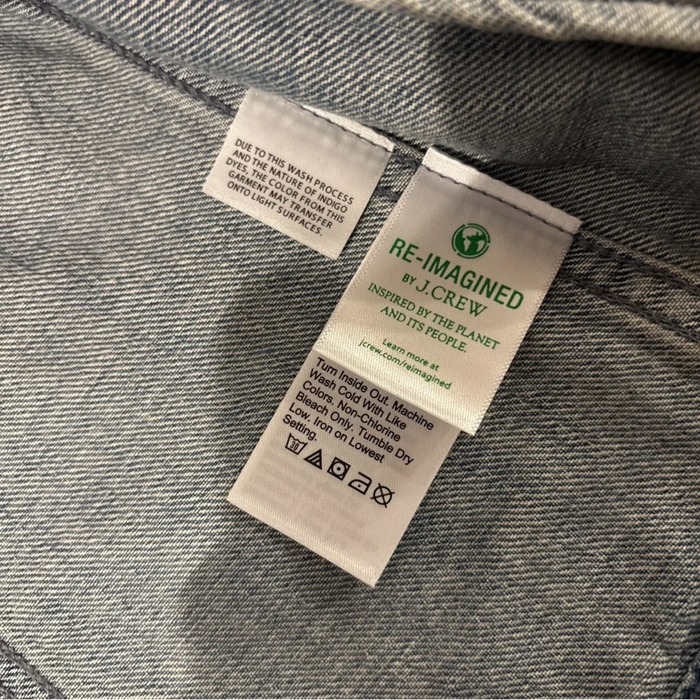 J. Crew Blue Denim Jacket Size S - Picture 3 of 6